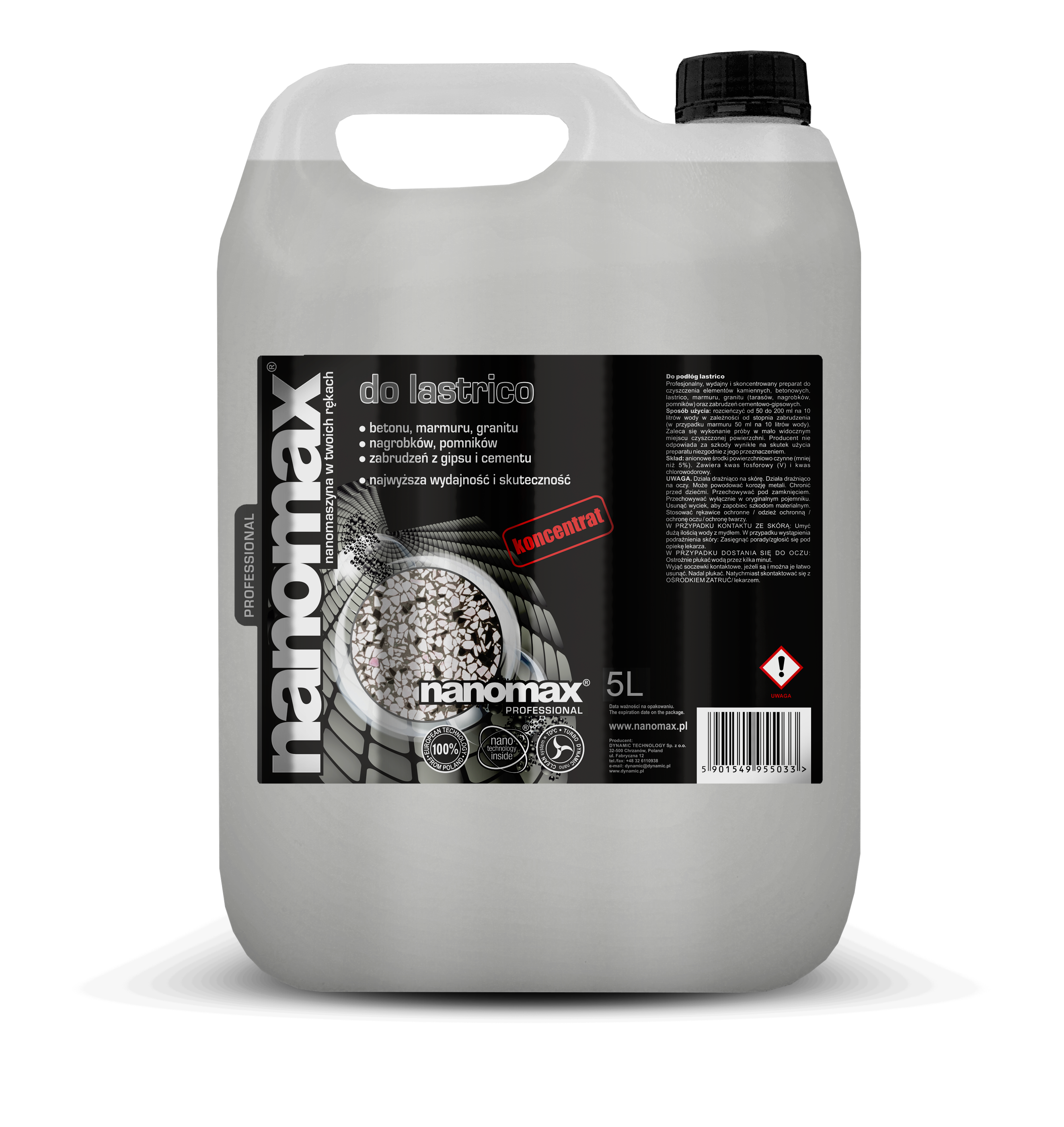 Nanomax do kamiennych i lastrico 5 l | biuroweokazje.pl | Kup z rabatem!