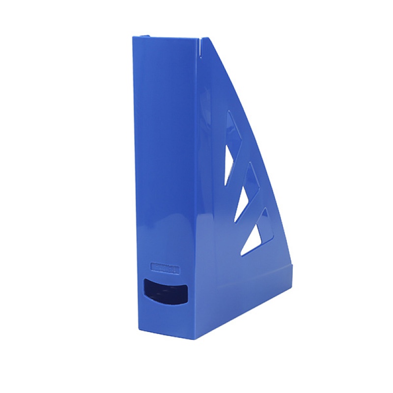 Pojemnik na dokumenty Office Products, ażurowy, A4 70 mm, niebieski | biuroweokazje.pl | Kup taniej!