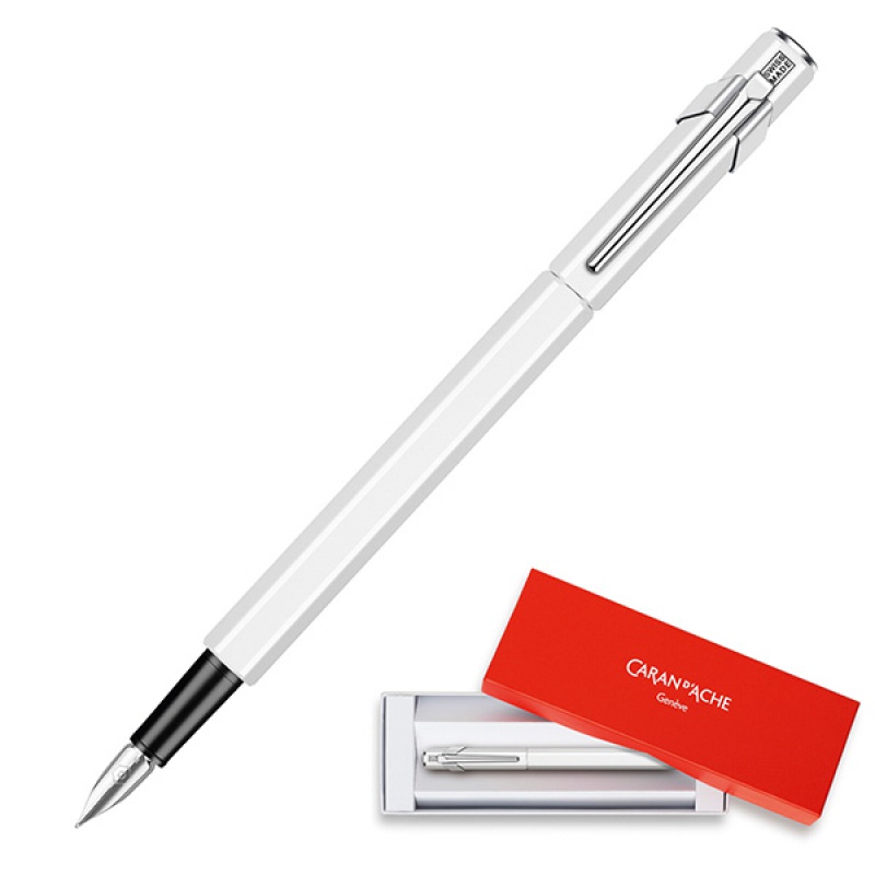 Pióro wieczne Caran d'ache 849, m, białe | biuroweokazje.pl | Zamów już teraz