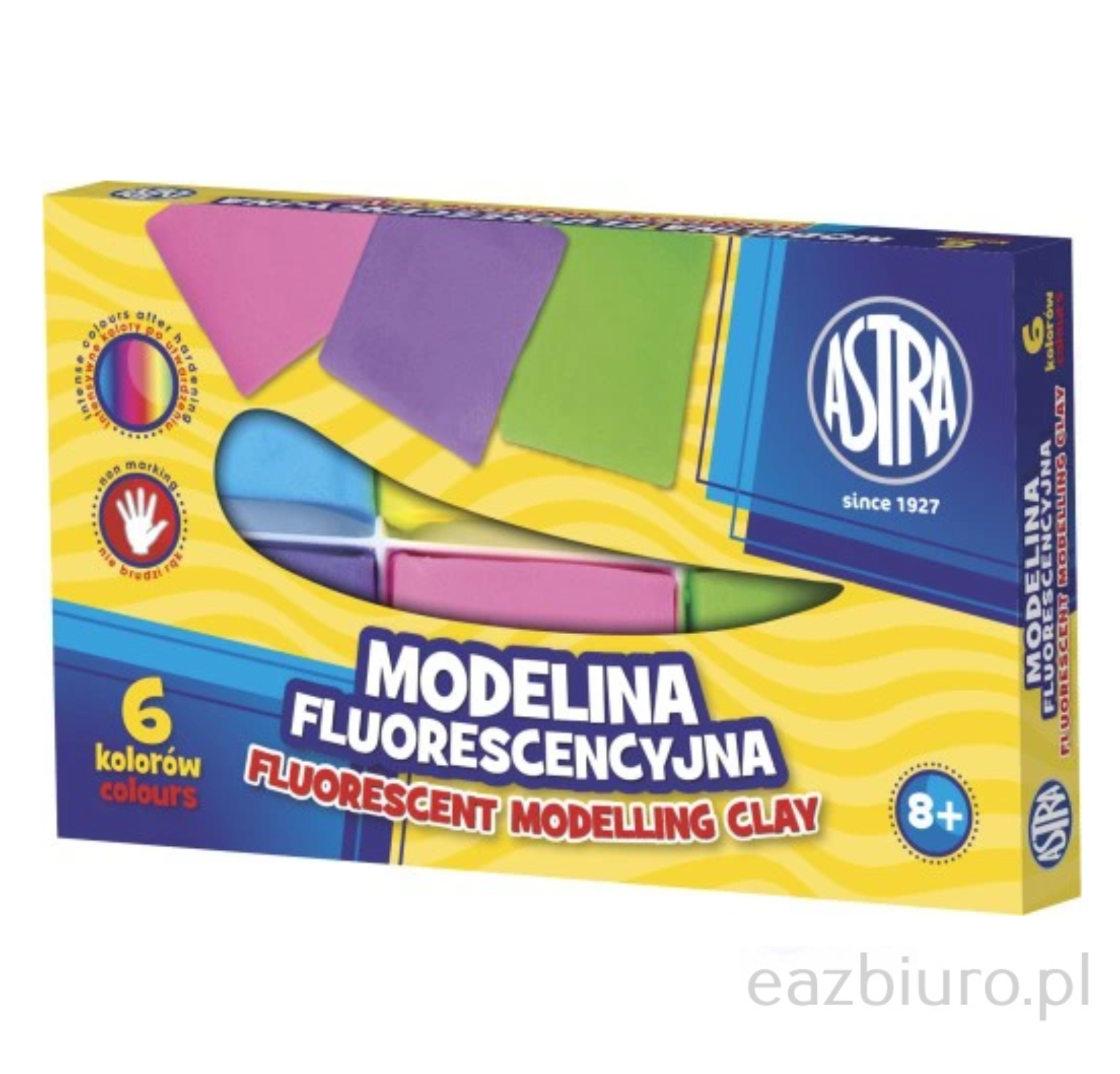 Modelina 6 kolorów Astra fluorescencyjna | biuroweokazje.pl | Zamów bez zwłoki!
