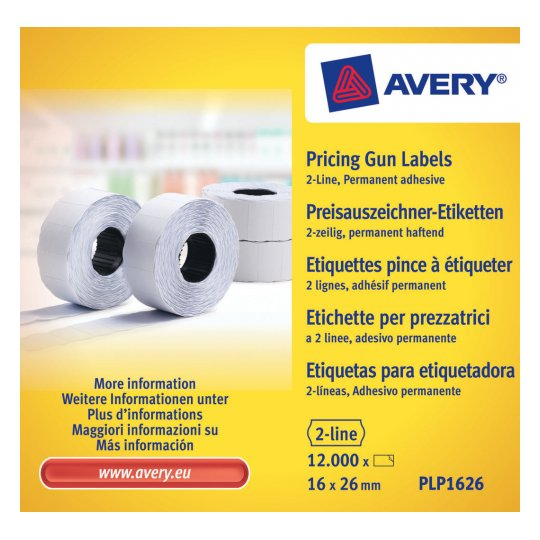 Etykiety avery f2b-białe 2f26x16 /10szt/ trwałe | biuroweokazje.pl | Wybierz mądrze