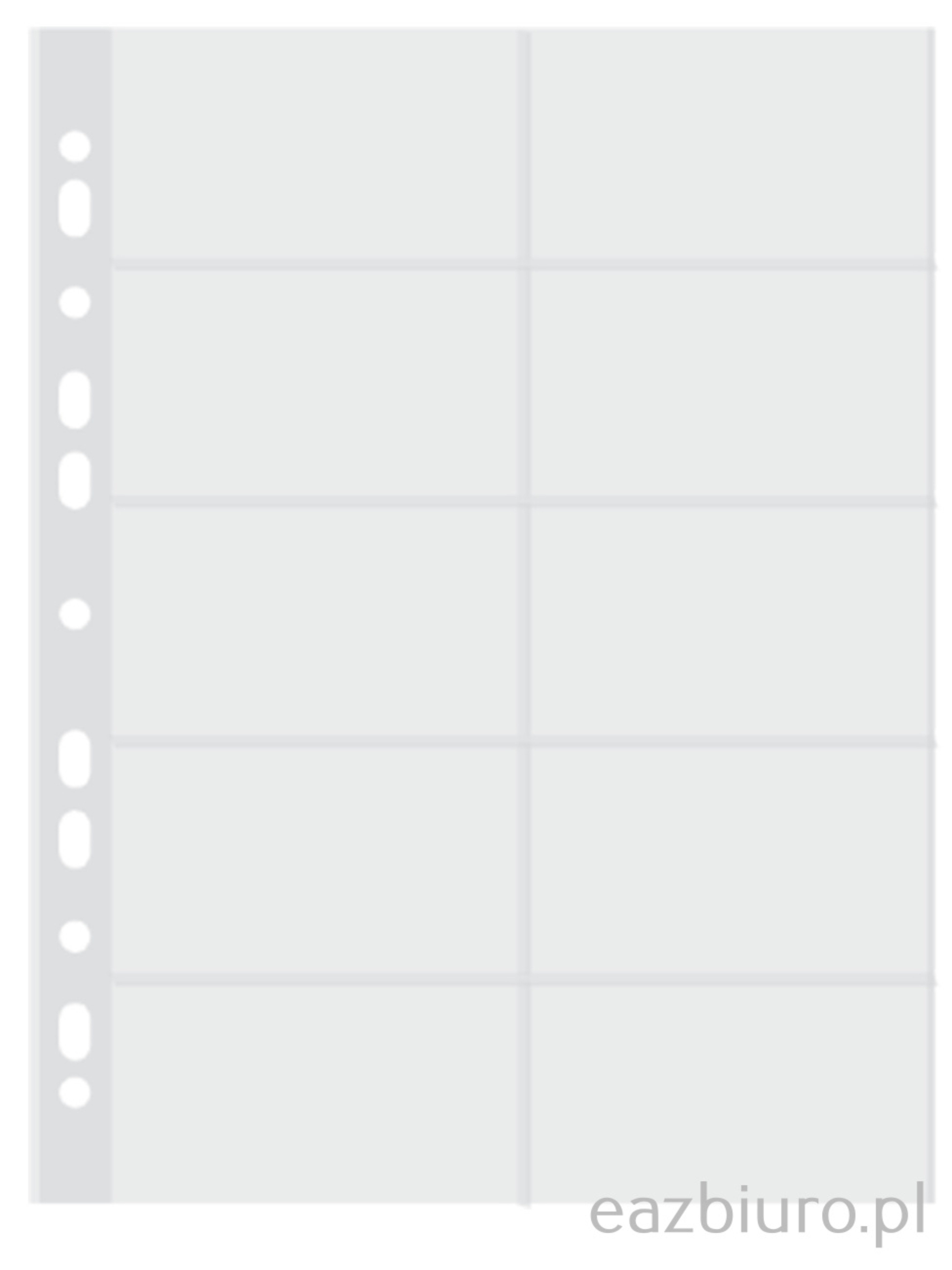 Koszulki na wizytówki Donau, pp, A4, krystal, zestaw 10 sztuk, 60mikr. | biuroweokazje.pl | Kup teraz!