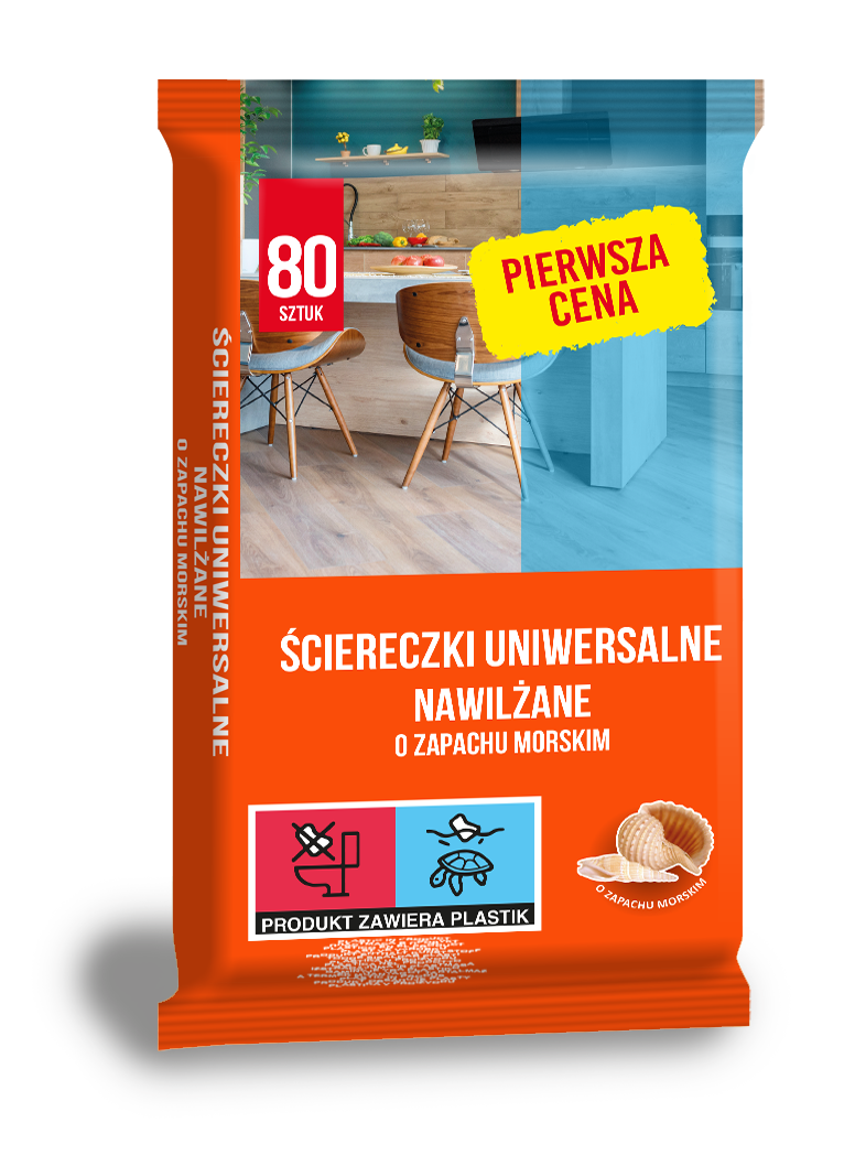 Ściereczki nawilżone uniwersalne fixi zestaw 80 sztuk | biuroweokazje.pl | Kup z dostawą!