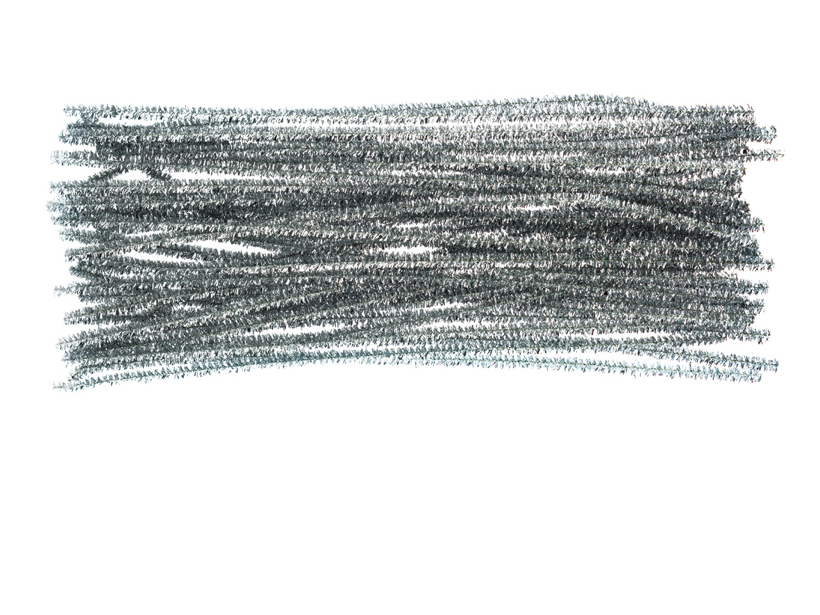 Druciki kreatywne metalizowane 30 cm zestaw 40 sztuk srebrne | biuroweokazje.pl | Kup z dostawą!