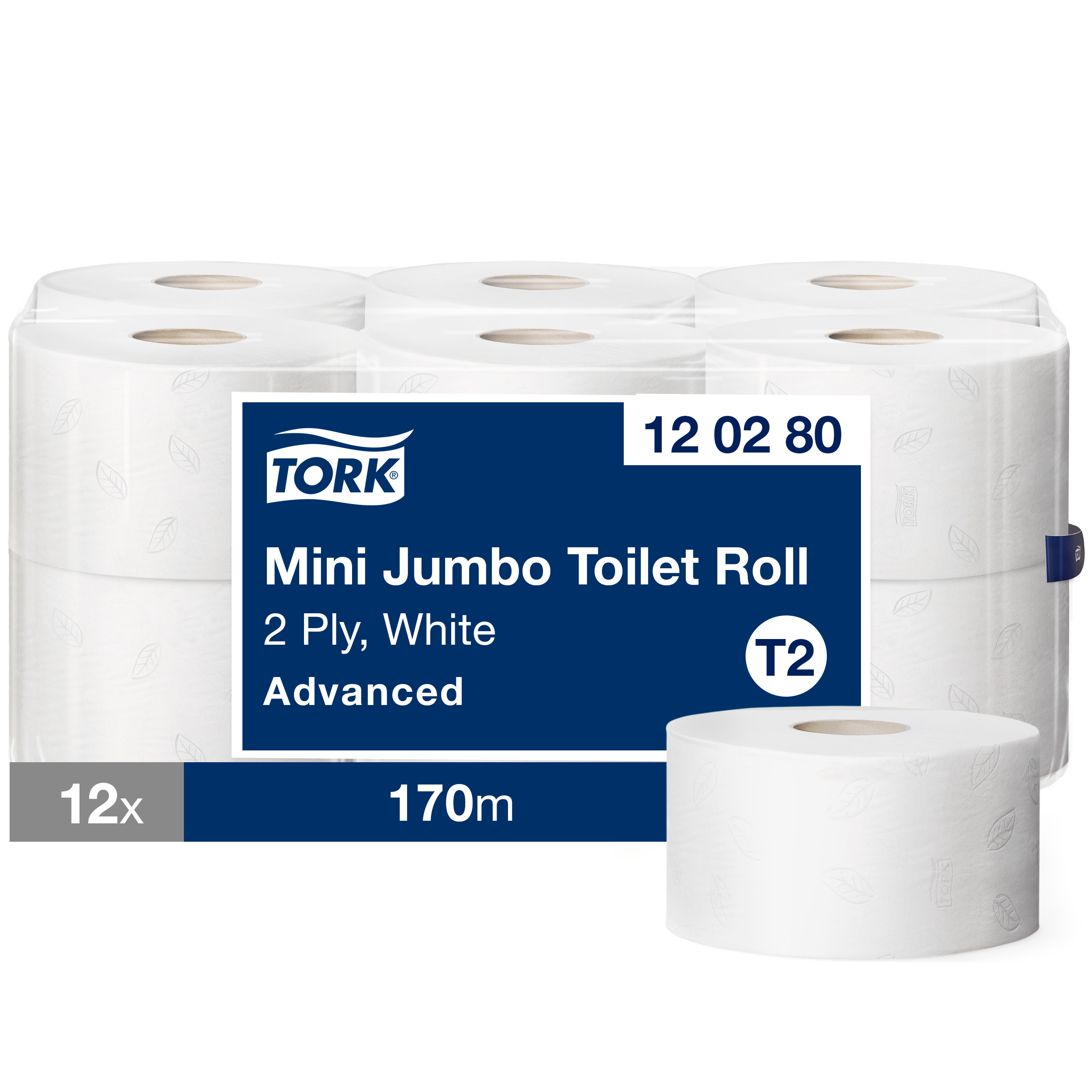Papier toaletowy jumbo t2 Tork 120280 advanced 170 m | biuroweokazje.pl | Kup od razu!