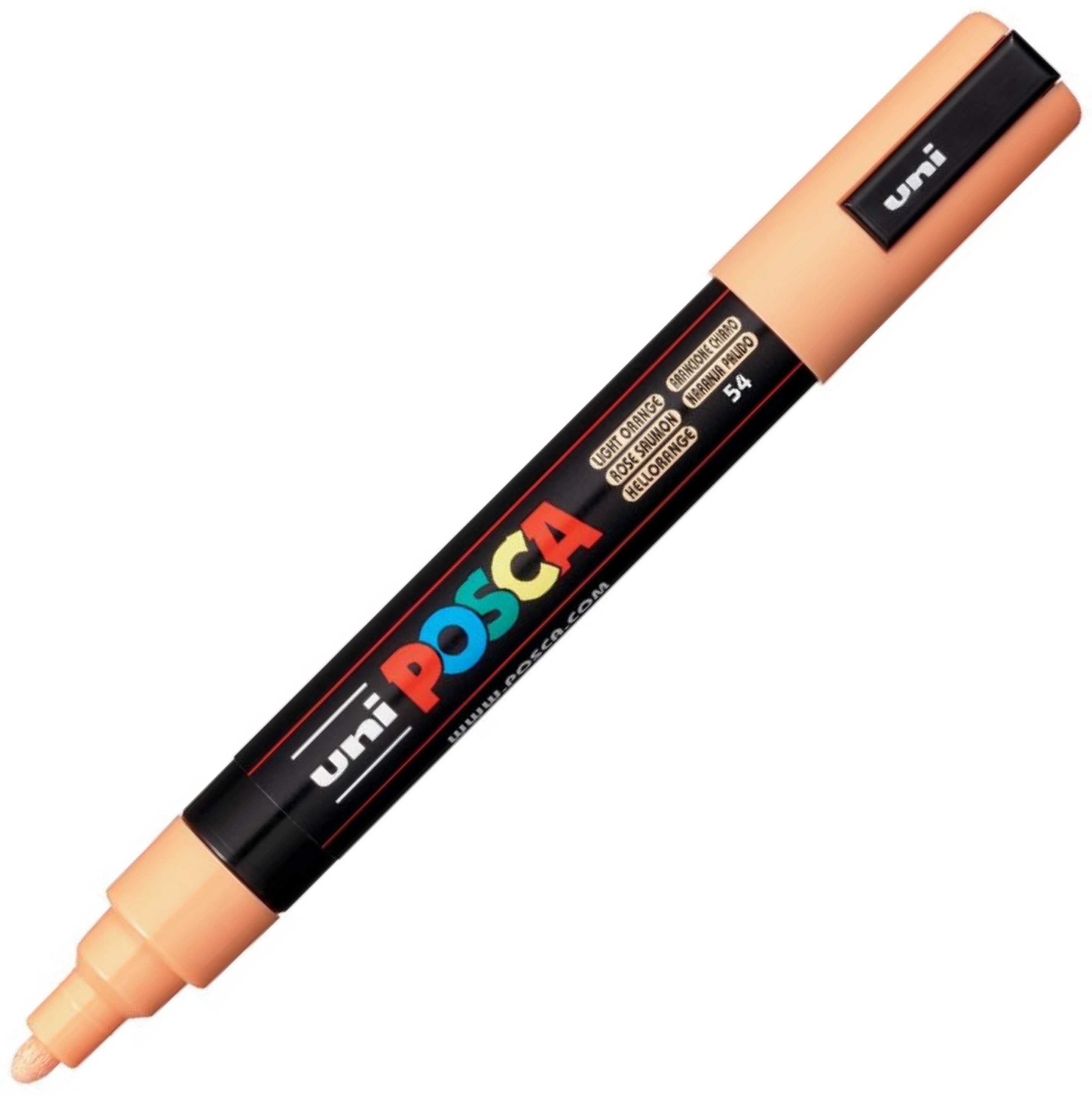 Pc-5 m jasno-pomarańczowy marker posca uni | biuroweokazje.pl | Kup online!