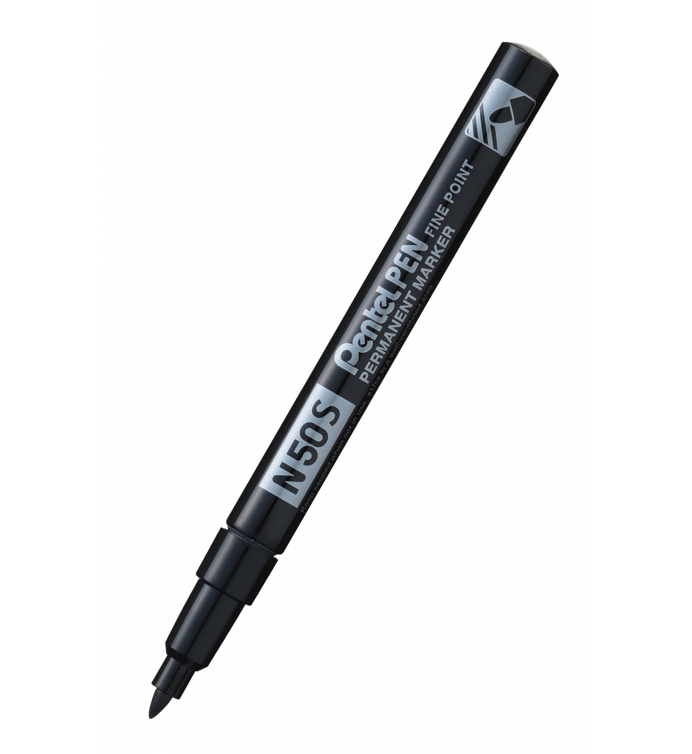 Pentel marker permanetny z cienką końcówką 3,2 mm n50s-a czarny | biuroweokazje.pl | Weź okazję!