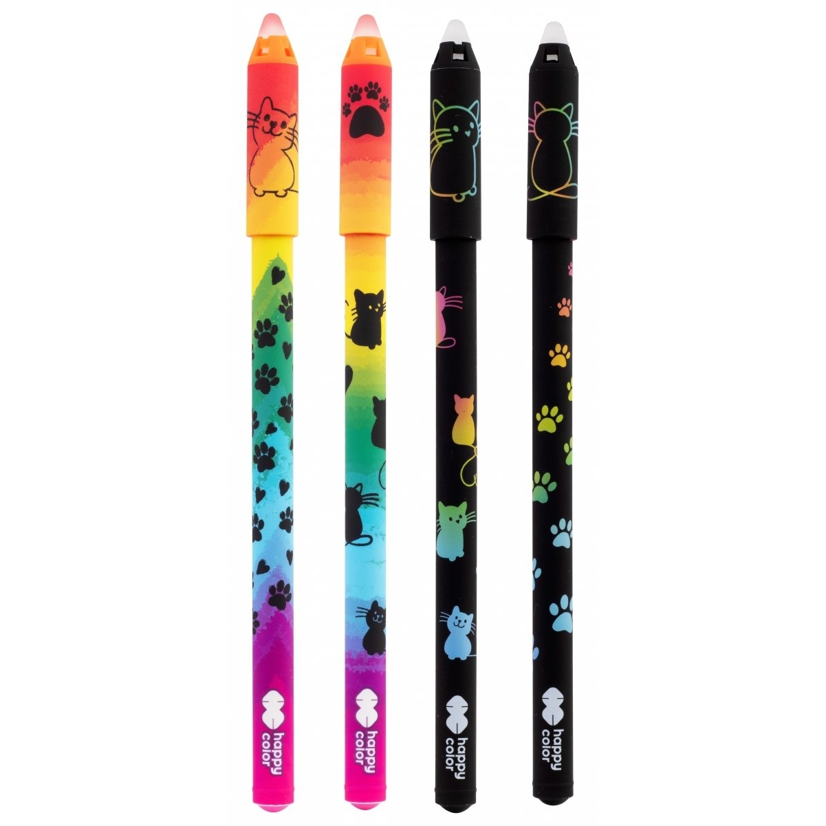 Długopis wymazywalny niebieski miaow! 0,5 mm Happy Color | biuroweokazje.pl | Weź najlepsze!