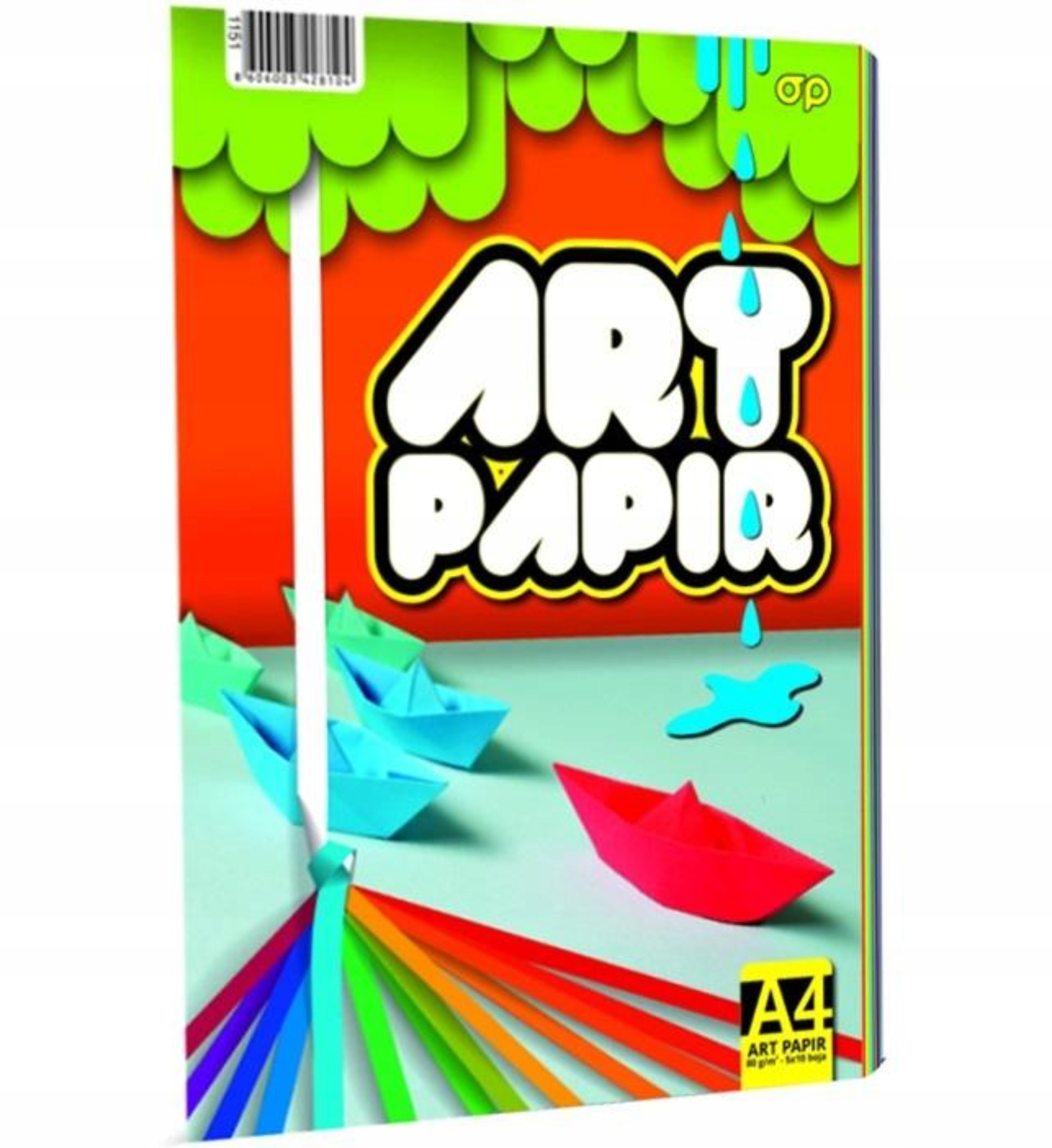 Blok kartonów kolorowych A4 80g/50szt | biuroweokazje.pl | Wybierz pewny zakup