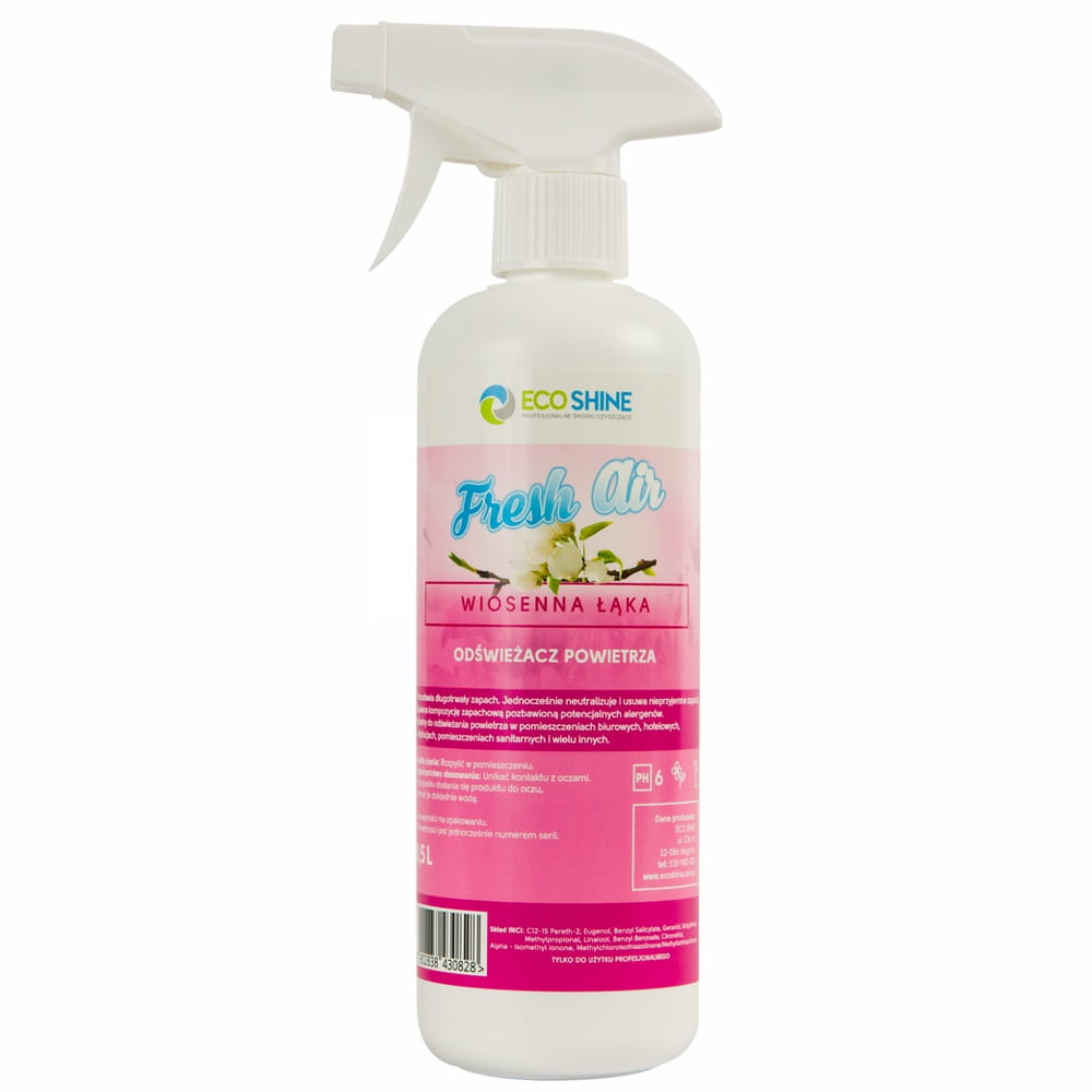 Eco Shine fresh air odświeżacz powietrza 0,5 l - wiosenna łąka | biuroweokazje.pl | Kup taniej!