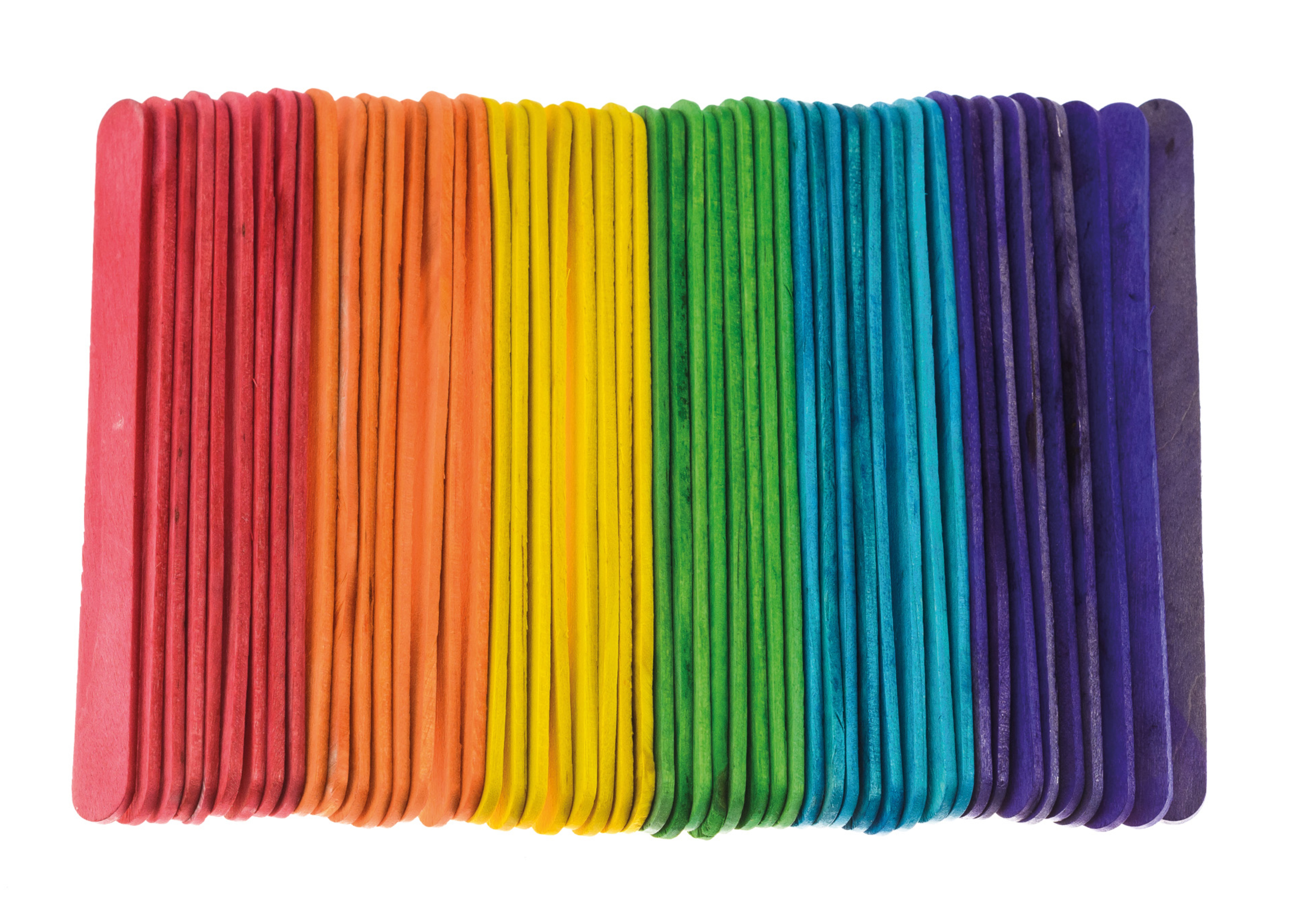 Patyczki drewniane 14 cm kolor zestaw 50 sztuk | biuroweokazje.pl | Kup wygodnie!