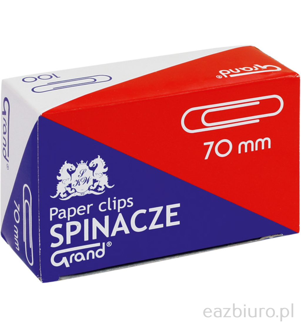 Spinacze 70 mm okragłe Grand do biura | biuroweokazje.pl | Kup bez wahania!