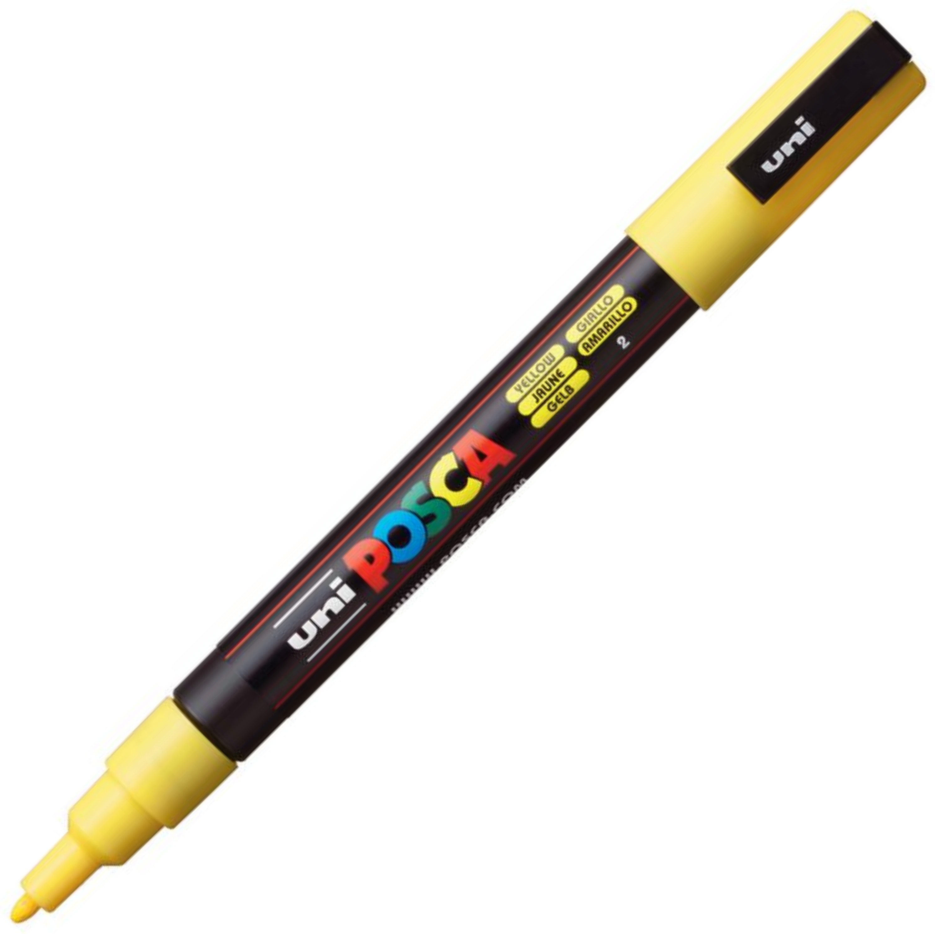 Pc-3 m żółty marker posca uni do biura | biuroweokazje.pl | Kup bez ryzyka!