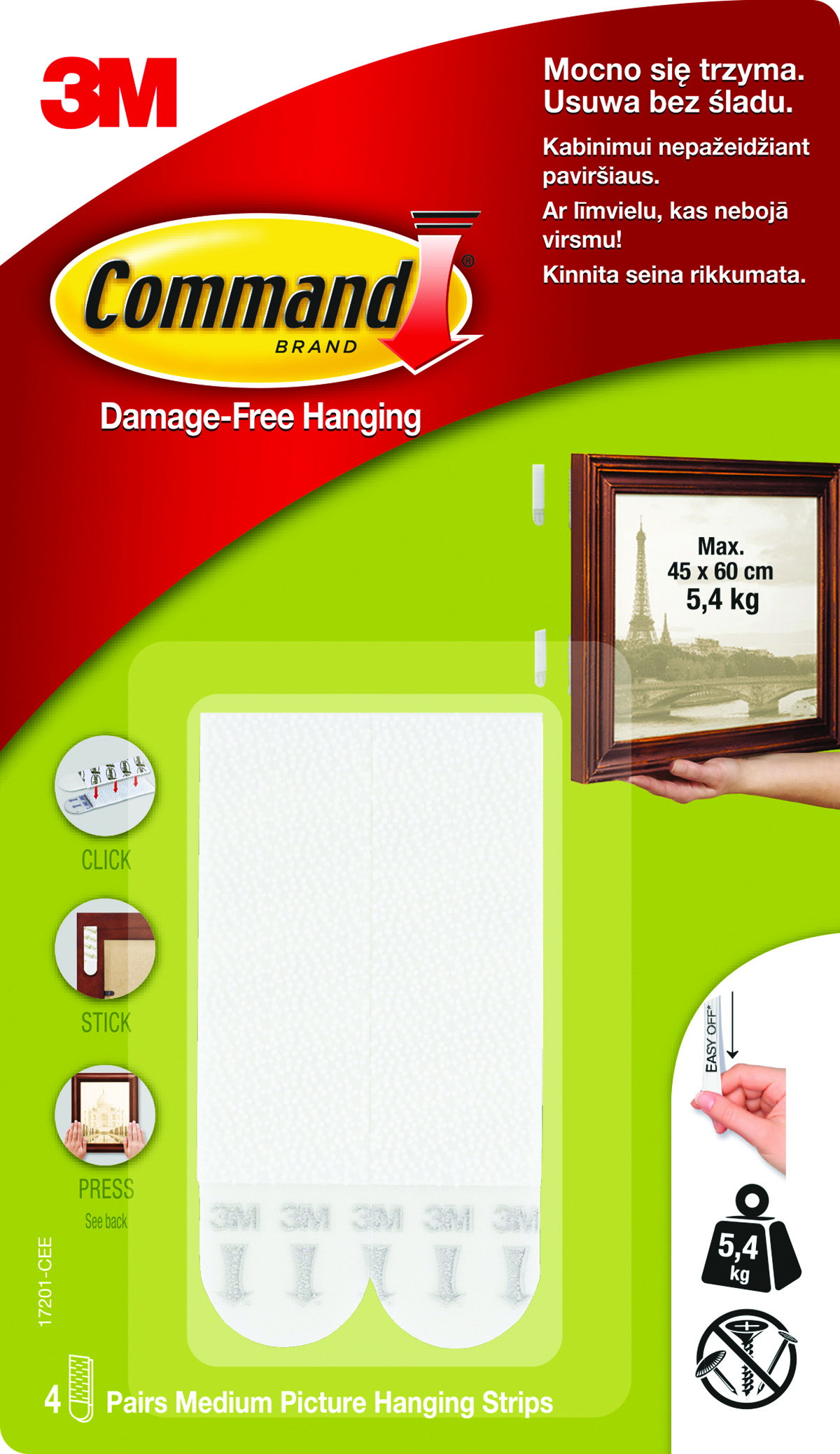 ŻW-Command (17201pl) rzepy do wieszania obrazow | biuroweokazje.pl | Sprawdź nasz hit