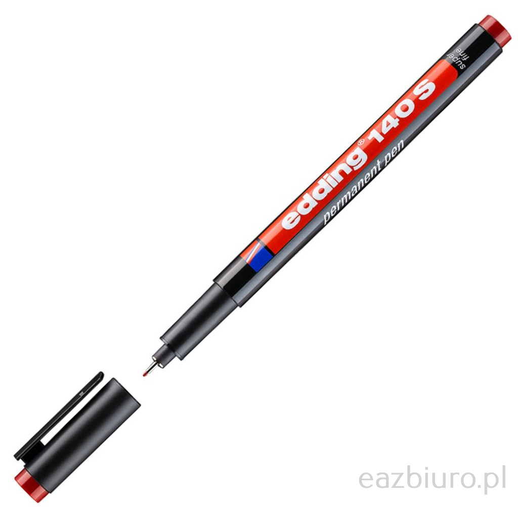 Foliopis Edding o HP 140s czerwony | biuroweokazje.pl | Sprawdź cenę!