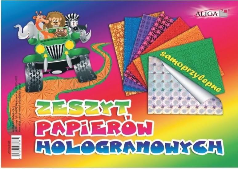 Zeszyt papierów hologramowych samoprzylepny B5 | biuroweokazje.pl | Kup skutecznie!