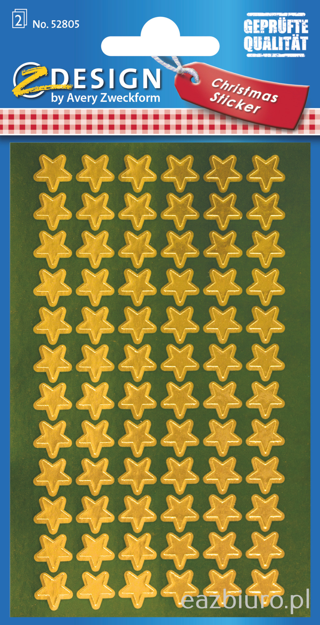 Naklejki - złote gwiazdy avery z-design | biuroweokazje.pl | Zyskaj więcej!