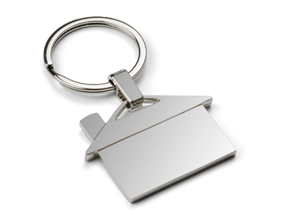 Brelok domek z grawerem do biura | biuroweokazje.pl | Weź najlepsze!