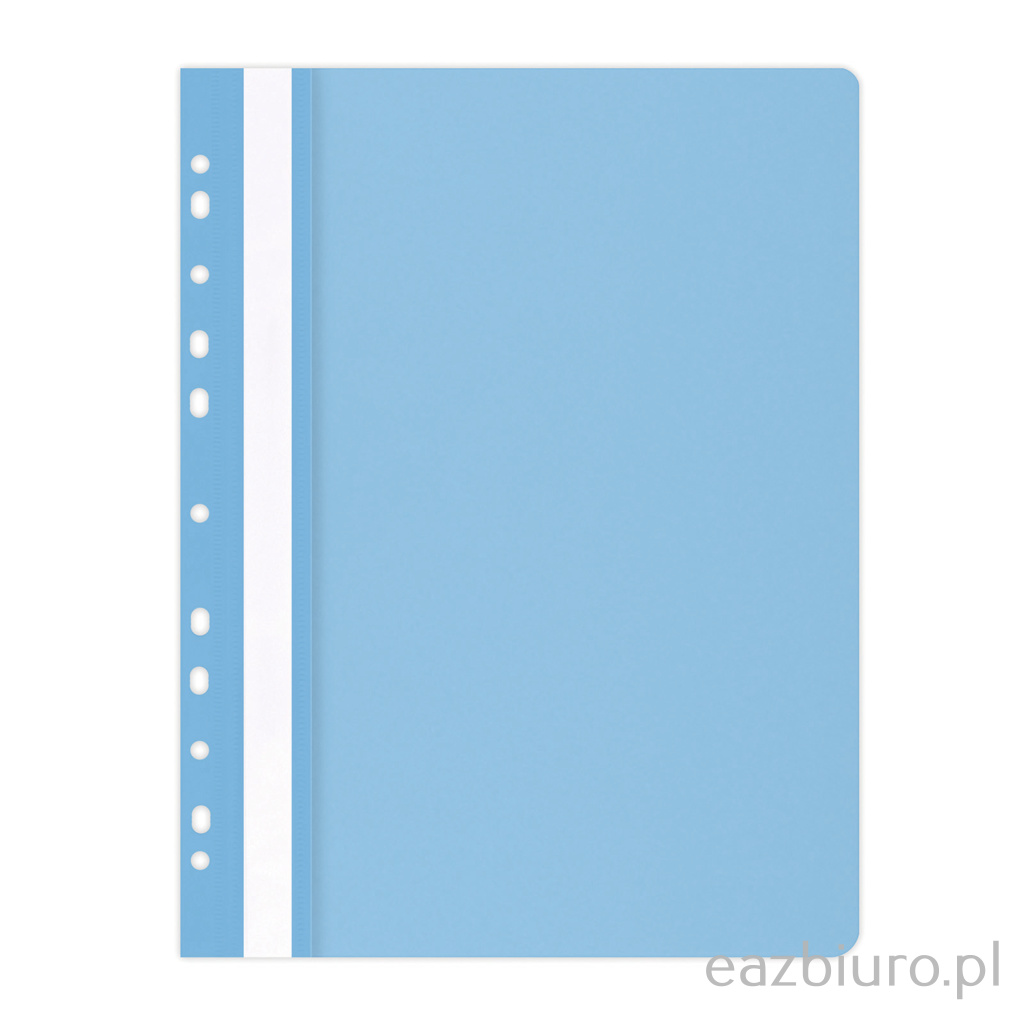 Skoroszyt Office Products, pp, A4, miękki, 100 170mikr., wpinany, jasnoniebieski | biuroweokazje.pl | Zamów szybko!