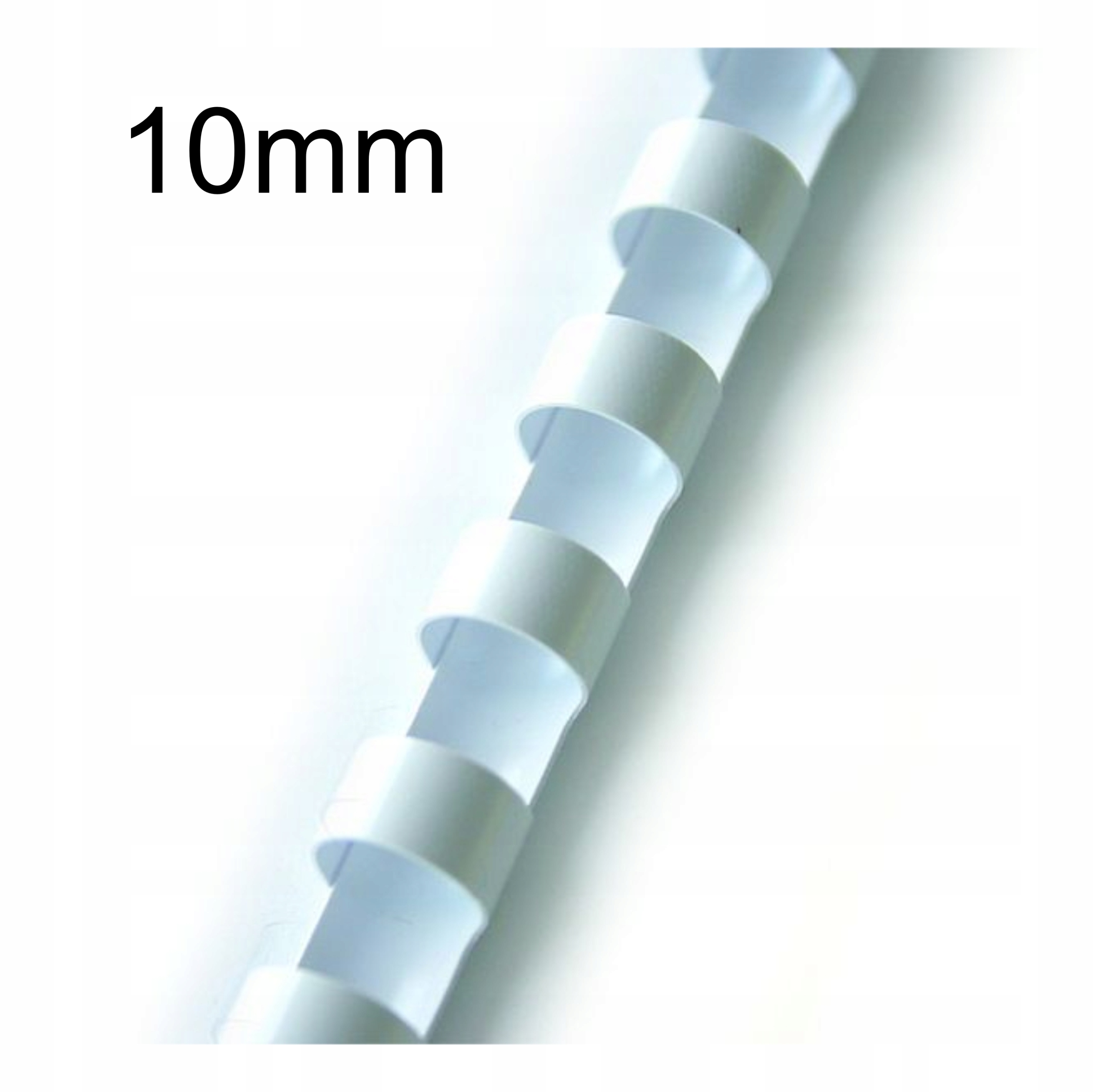 Grzbiety Plastikowe 10 mm/zestaw 100 sztuk białe Opus | biuroweokazje.pl | Skorzystaj dziś!
