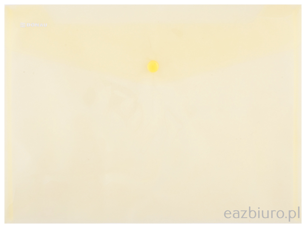 Teczka kopertowa A4 Donau żółta | biuroweokazje.pl | Weź najlepsze!