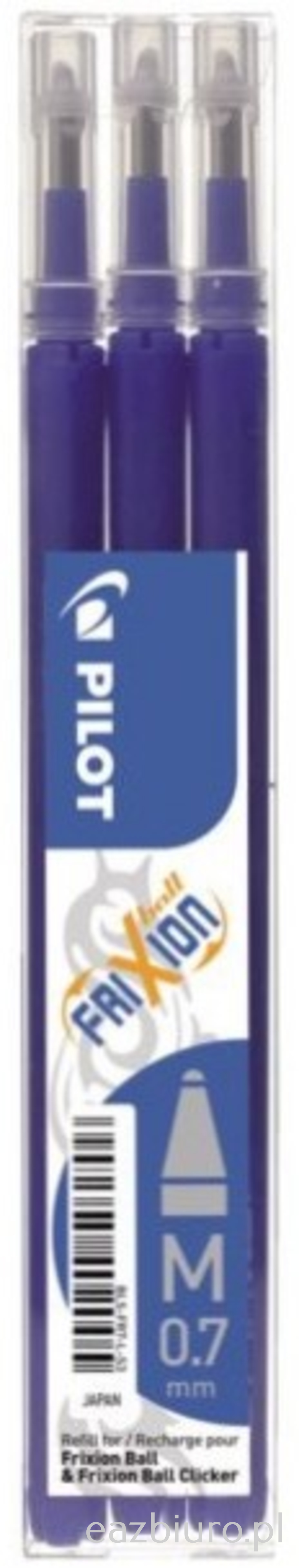 Wkład do długopisu wymazywalnego Pilot frixion niebieski 3 sztuki | biuroweokazje.pl | Kup bez wahania!