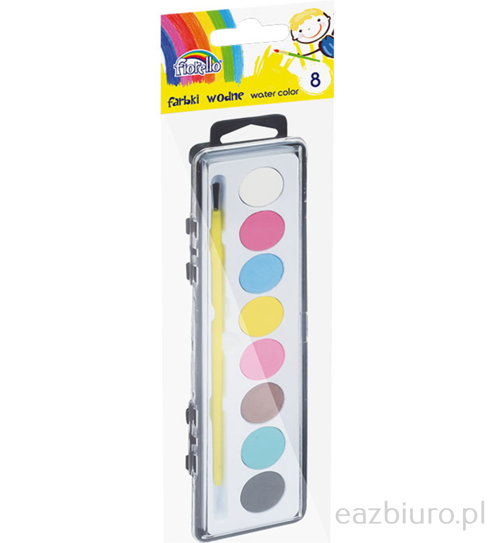 Farbki wodne Grand 8 kolorów kw p B2108 | biuroweokazje.pl | Kup online!