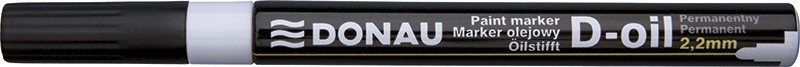 Marker olejowy Donau, 2,2mm, zawieszka, biały | biuroweokazje.pl | Skorzystaj z naszej oferty