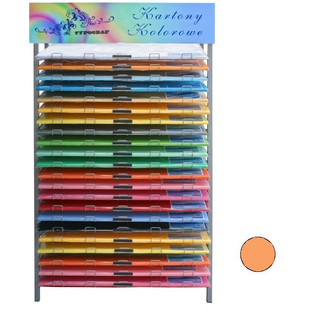 Karton kolorowy Typograf B1 230 g/m2 jasny pomarańczowy | biuroweokazje.pl | Kup wygodnie!