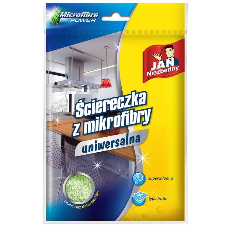 Ściereczka z mikrofibry uniwersalna Jan Niezbędny | biuroweokazje.pl | Kliknij i kup!