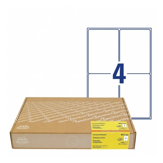 Etykiety zf-8017 99,1x139 wysyłkowe zestaw 300 sztuk | biuroweokazje.pl | Skorzystaj z rabatu!