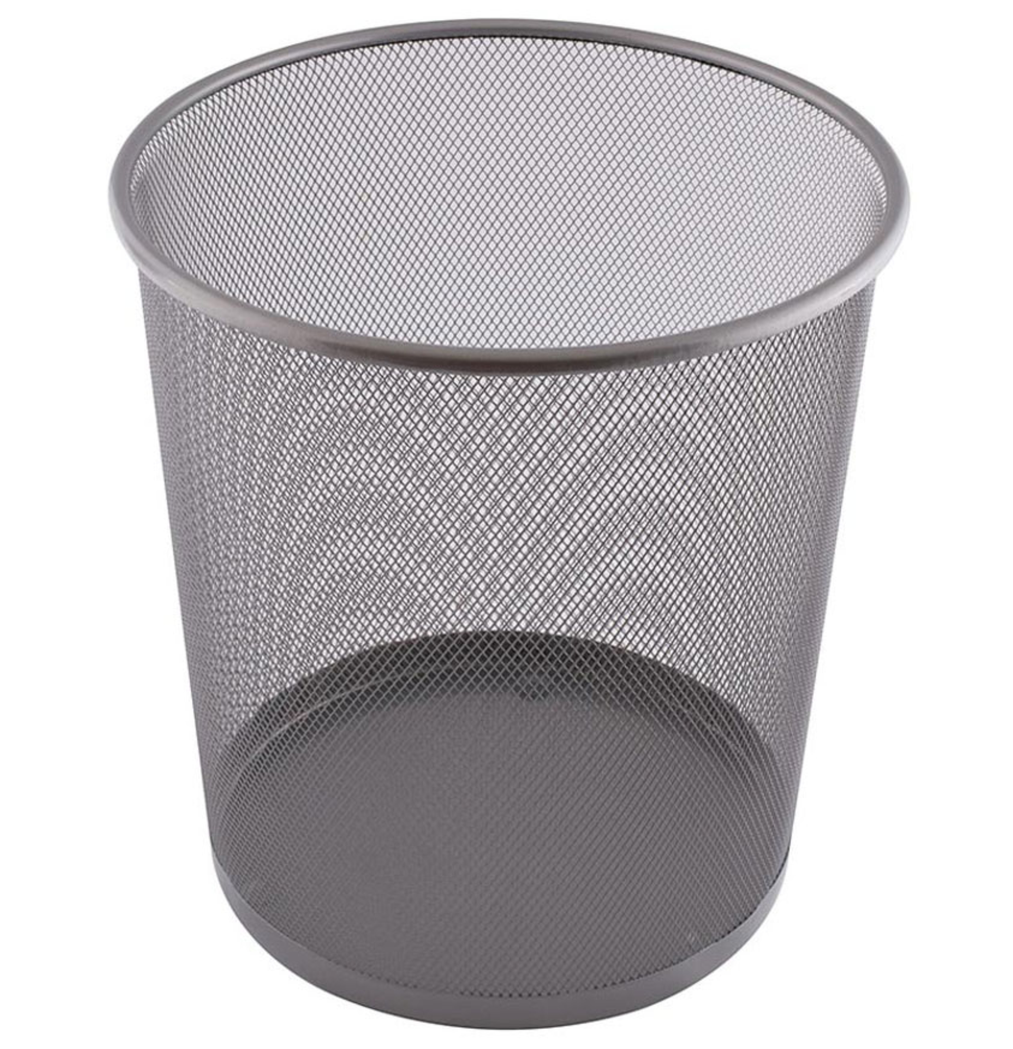 Kosz na śmieci siatka srebrny 12 l | biuroweokazje.pl | Zyskaj komfort wyboru