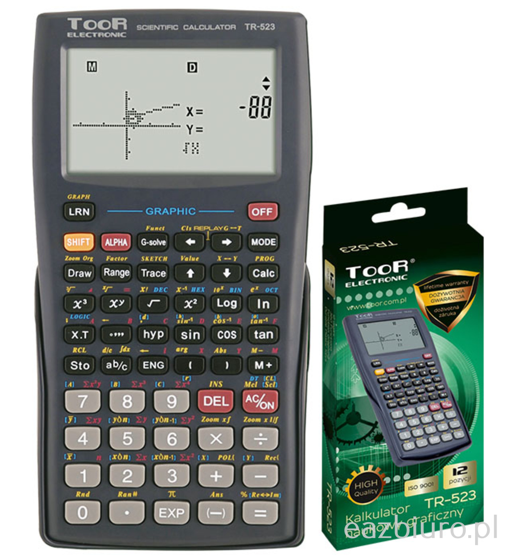 Kalkulator toor tr-523 graficzny naukowy | biuroweokazje.pl | Nie czekaj!