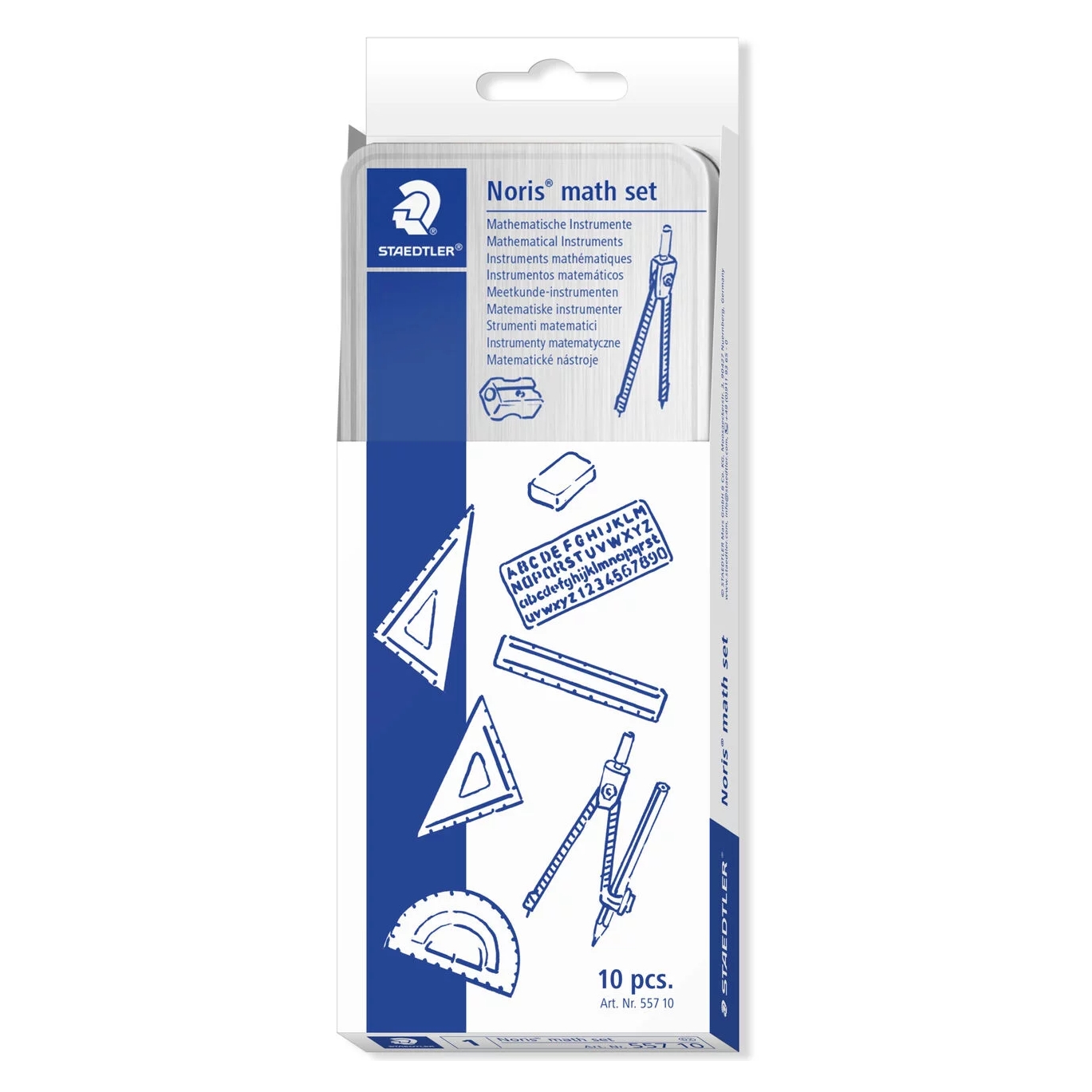 Zestaw geometryczny Staedtler 10 elementów | biuroweokazje.pl | Kup taniej!