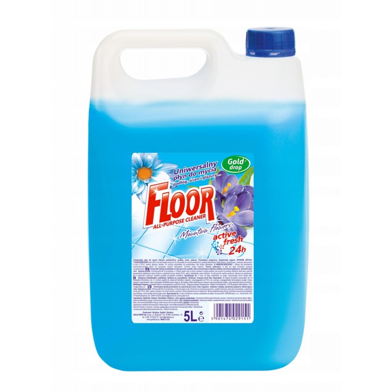 Płyn do podłóg Floor 5 l kwiaty gór | biuroweokazje.pl | Nie przegap!