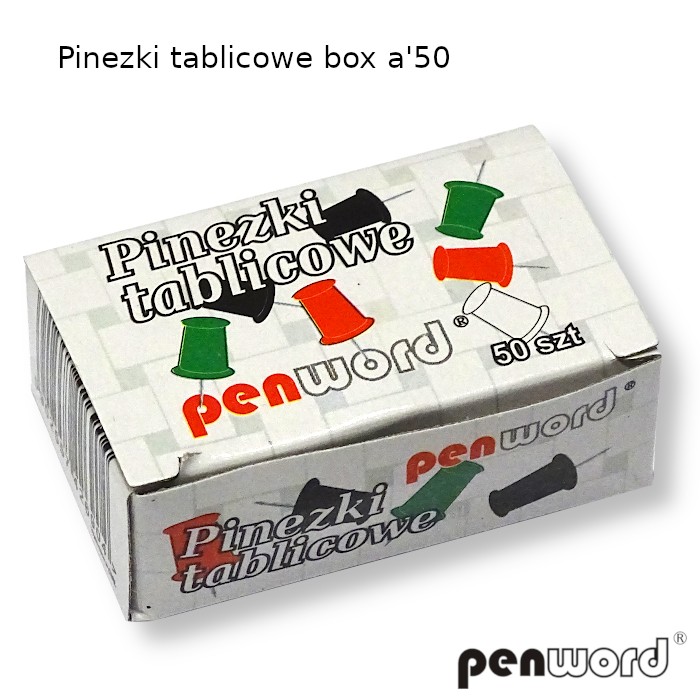 Pinezki tablicowe box a'50 do biura | biuroweokazje.pl | Zamów natychmiast!