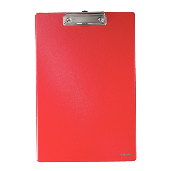 Deska A4 z klipem czerwona Esselte | biuroweokazje.pl | Kup pewnie!