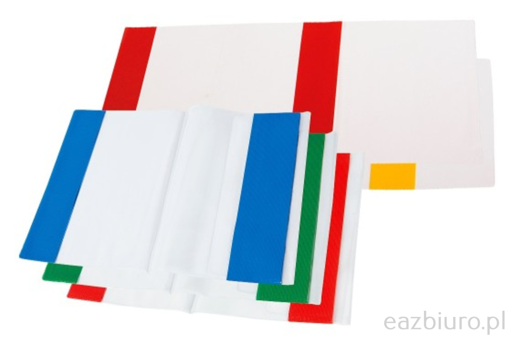 Okładka na zeszyt A5 pvc z regulacją zestaw 10 sztuk | biuroweokazje.pl | Wybierz i kup!