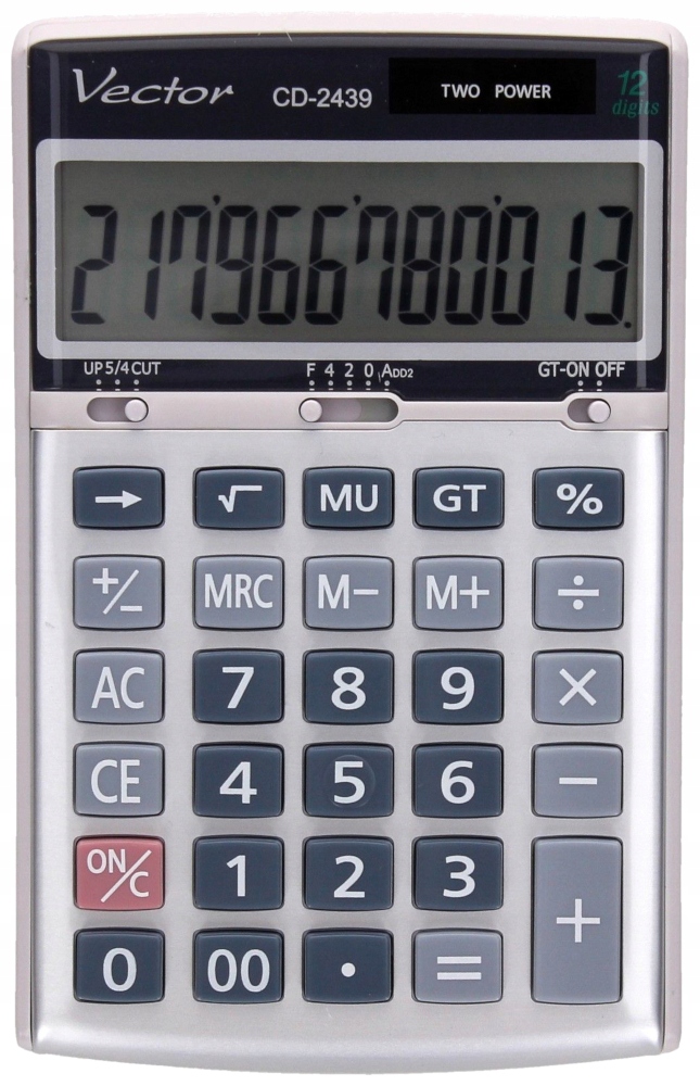Kalkulator Vector cd2439 do biura | biuroweokazje.pl | Zamów online!