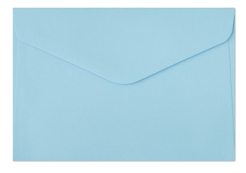 Koperta ozdobna C6 gładka satynowana niebieska 130 g/m2 zestaw 10 sztuk | biuroweokazje.pl | Kup od razu!