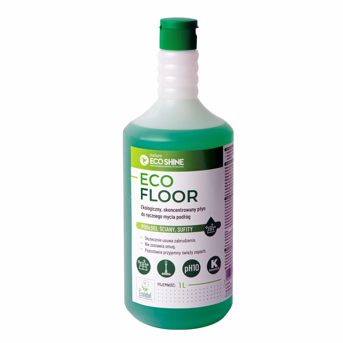 Eco Shine eco floor 1 l skoncentrowany płyn do ręcznego mycia podłóg | biuroweokazje.pl | Zamów już dziś!
