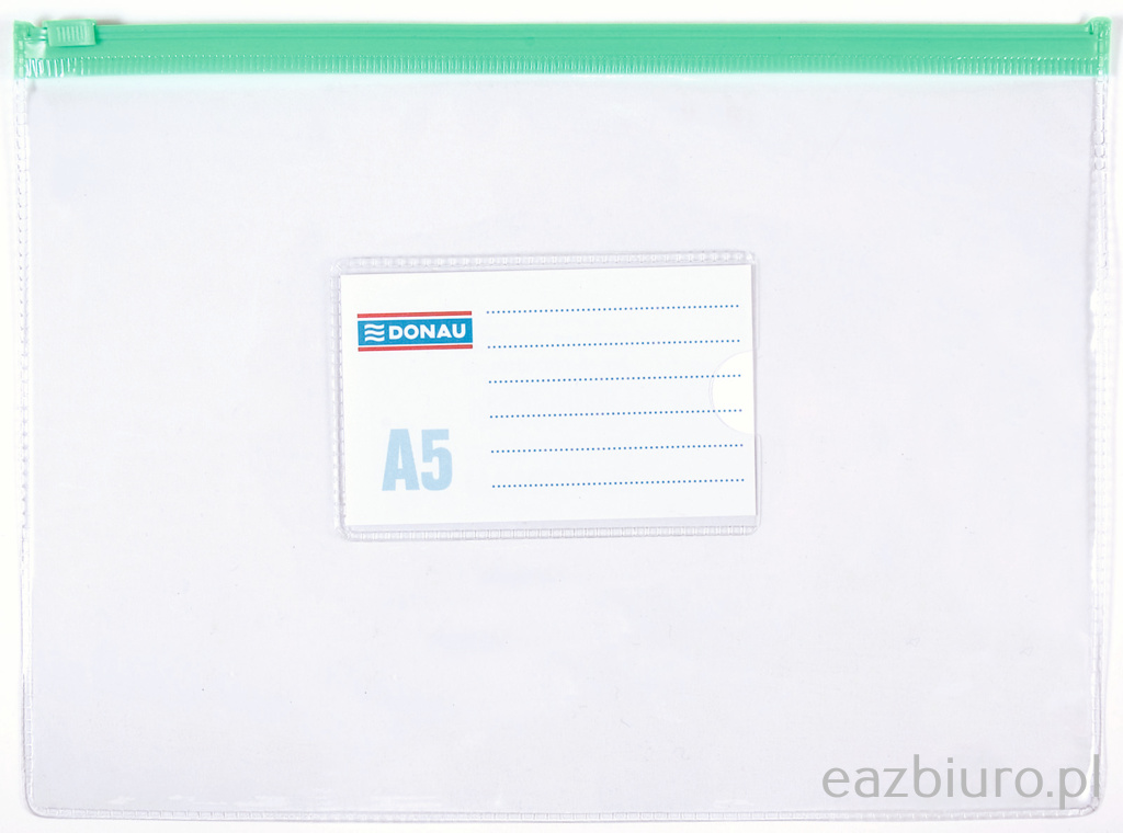 Koszulka zipper A5 pvc Donau do biura | biuroweokazje.pl | Kup wyjątkowo!