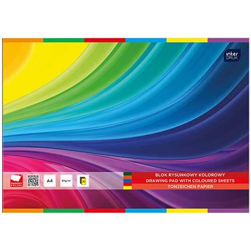 Blok rysunkowy kol.kart.A4 | biuroweokazje.pl | Zamów w kilka sekund