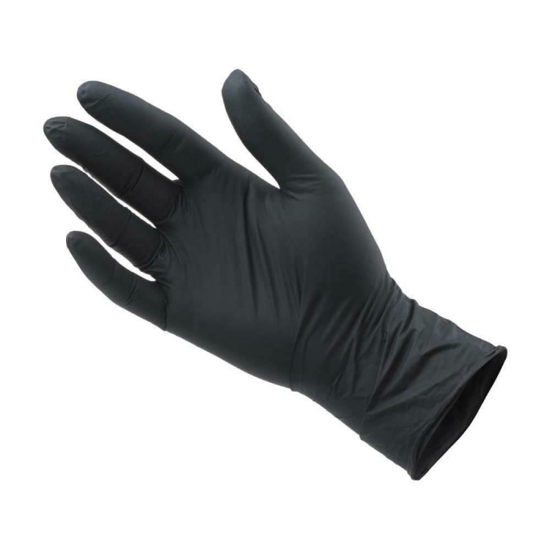  Rękawice Nitrylowe diag. czarne M 100 szt. | biuroweokazje.pl | Sprawdź ofertę