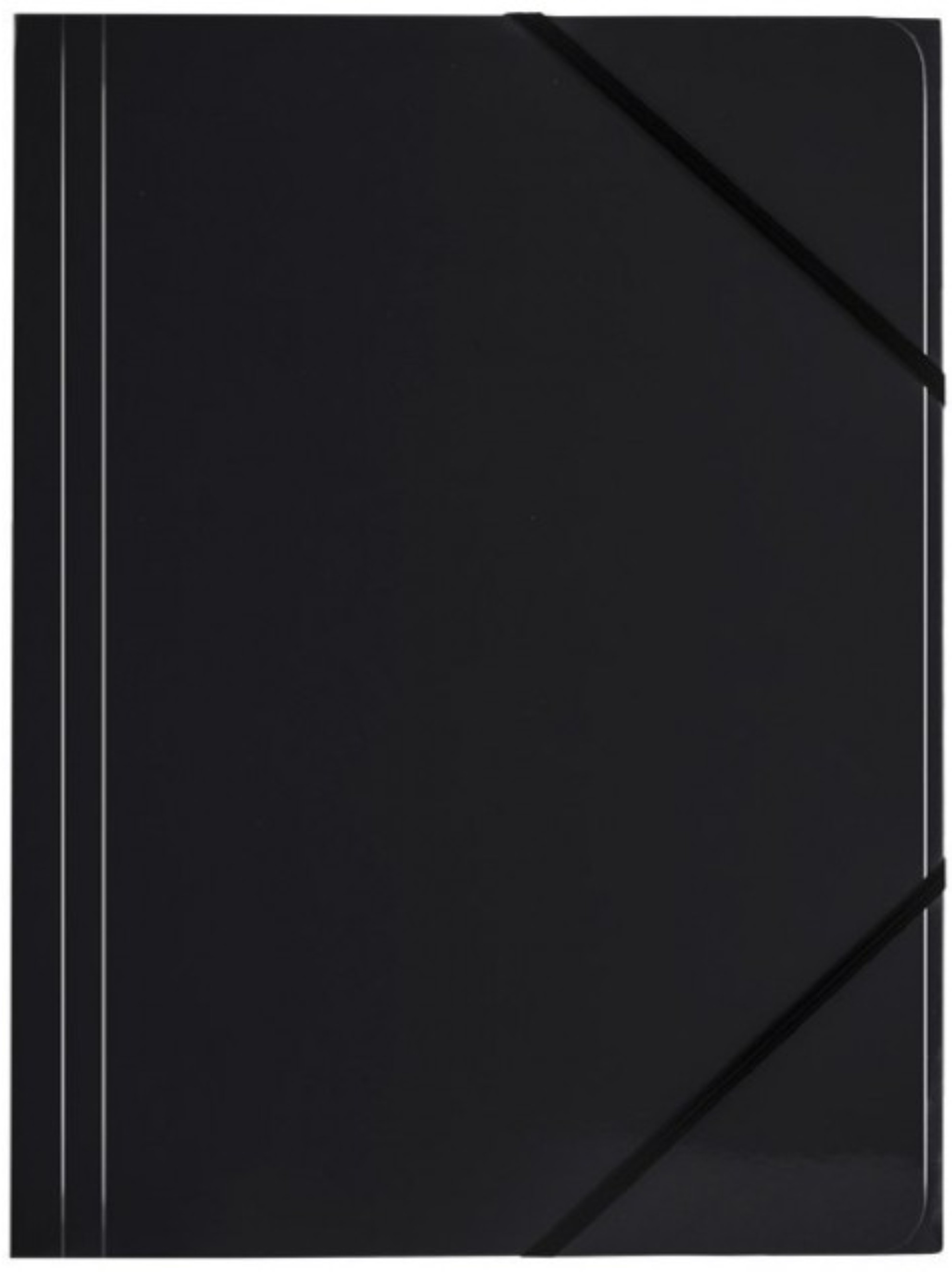Teczka kartonowa z gumką bt600 czarna | biuroweokazje.pl | Kup online!