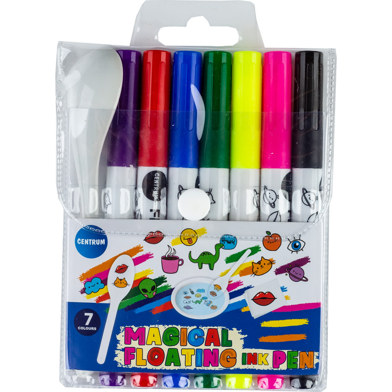 Mazaki z pływającym tuszem 7 kolorów | biuroweokazje.pl | Kup w sekundę!