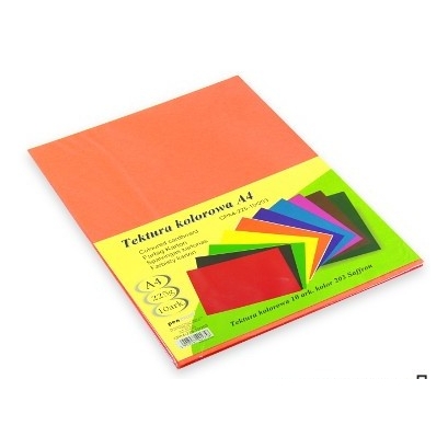 Brystol/tektura kol. A4 203 pomarańczowa 10ark | biuroweokazje.pl | Zamów swój egzemplarz