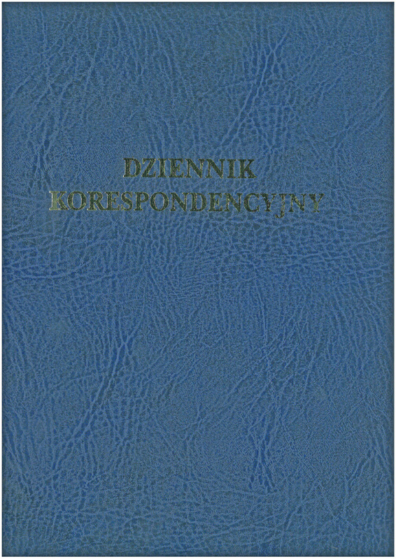 Dziennik korespondencji wychodzącej A4 96 kartek Typograf | biuroweokazje.pl | Wybierz hit!