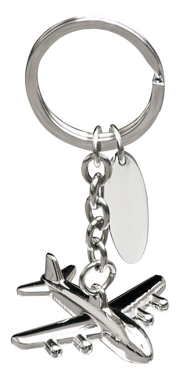 Brelok samolot 3d z grawerem do biura | biuroweokazje.pl | Zamów od ręki!