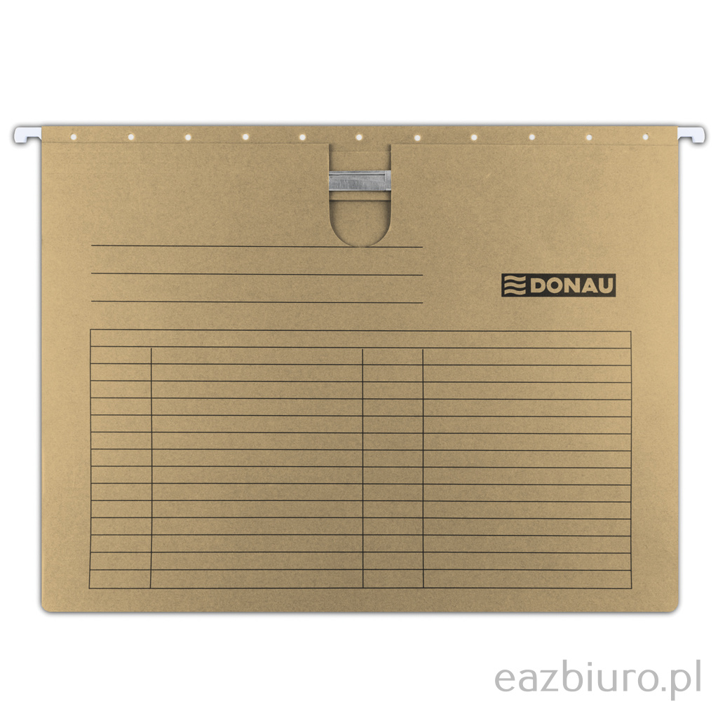 Teczka zawieszkowa Donau z wąsem brązowa | biuroweokazje.pl | Skorzystaj z rabatu!